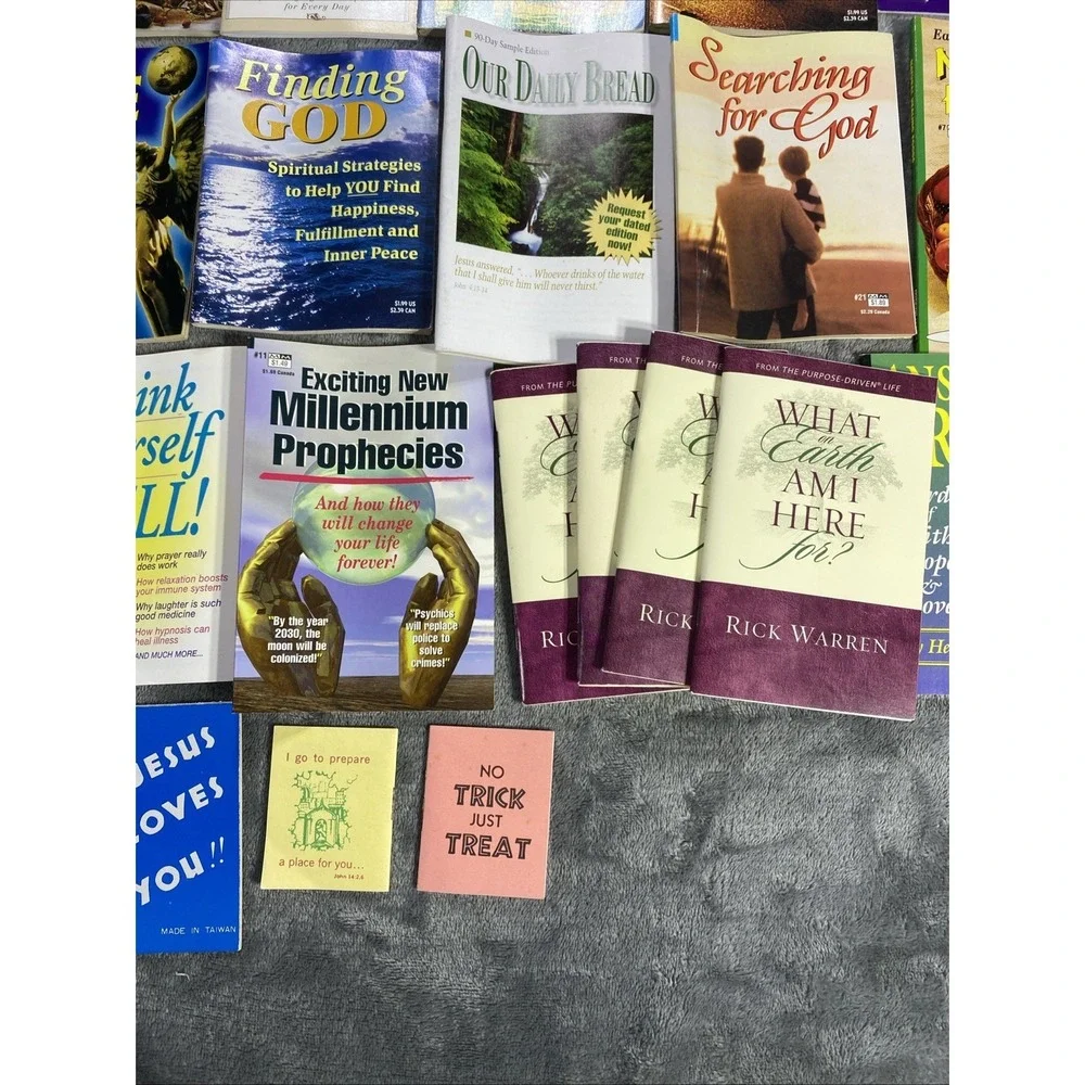 Vtg Christian Mini Book Booklet Lot Of 69 Inspirational Religious Healing Prayer